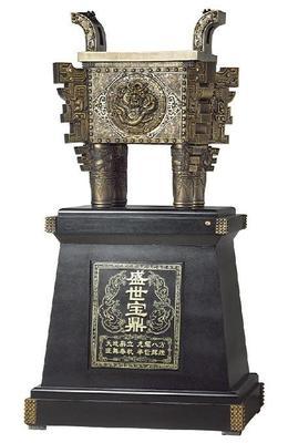 盛世寶鼎E款，大件樹脂仿古銅工藝品——大廳鎮宅行業的匠心供應商