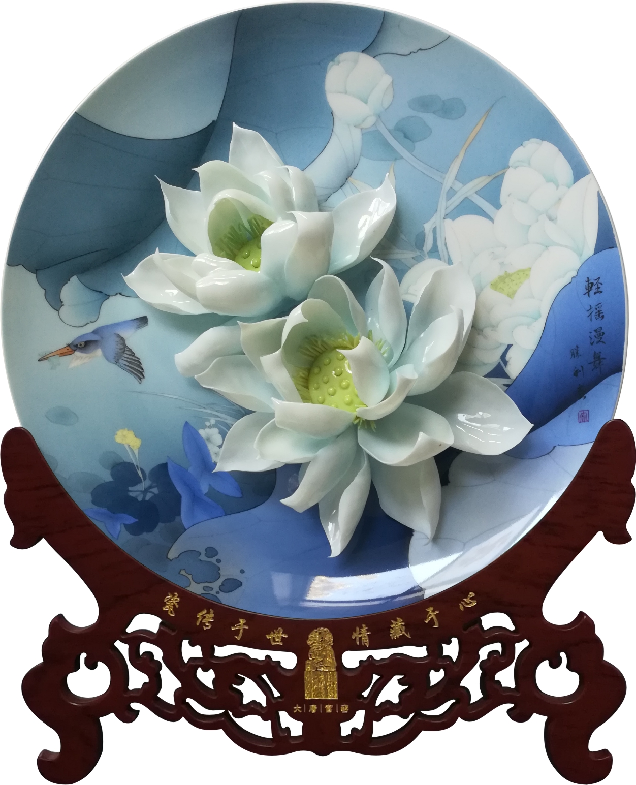 輕搖漫舞，國色天香——CN304688977S工藝品（牡丹瓷 輕搖漫舞）美學賞析